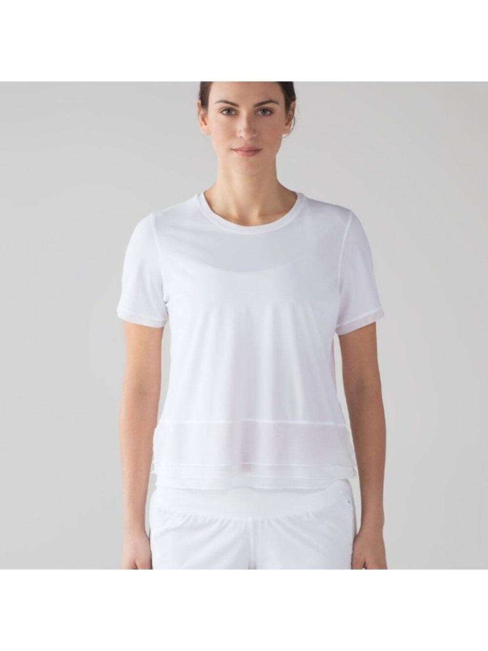 Lululemon Sole Training Short Sleeve White
